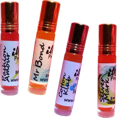 

Iwill Non Alcoholic Perfumes Floral Attar Fancy Ittar 32 ml Combo Set(Set of 4)