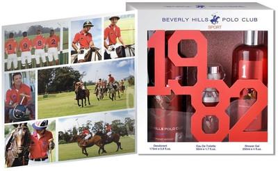 

Beverly hills polo club BHPC Sports No.1 3 Piece Giftset Gift Set Combo Set(Set of 3)