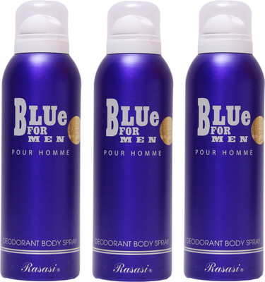 Rasasi Blue for Men Combo Set(Set of 3)