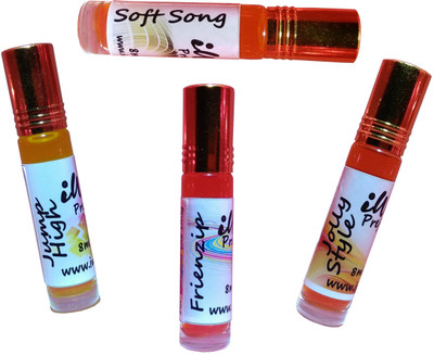 

Iwill Non Alcoholic Perfumes Floral Attar Fancy Ittar 32 ml Combo Set(Set of 4)