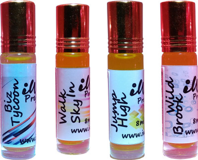 

Iwill Non Alcoholic Perfumes Floral Attar Fancy Ittar 32 ml Combo Set(Set of 4)