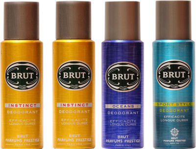 

Brut Instinct,Oceans,Sports Combo Set(Set of 4)
