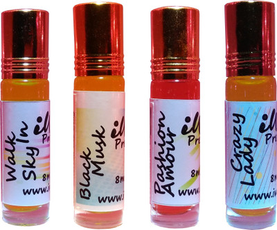 

Iwill Non Alcoholic Perfumes Floral Attar Fancy Ittar 32 ml Combo Set(Set of 4)