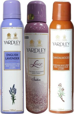 

Yardley london Deodorants combo No-80 Combo Set(Set of 3)