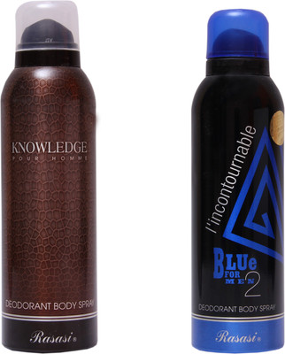 

Rasasi Knowledge Men::Blue Incontournable Combo Set(Set of 2)