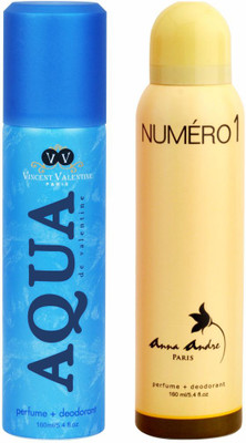 

Anna andre paris Aqua De Valentine & Numero 1 Combo Set(Set of 2)