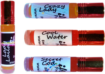 

Iwill Non Alcoholic Perfumes Floral Attar Fancy Ittar 32 ml Combo Set(Set of 4)