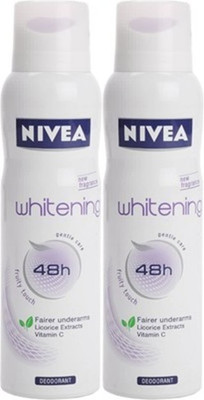 

Nivea Whitening Floral Touch Deodorant Spray Combo Set(Set of 2)