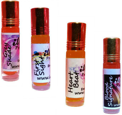 

Iwill Non Alcoholic Perfumes Floral Attar Fancy Ittar 32 ml Combo Set(Set of 4)