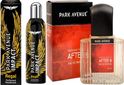 

Park avenue After 8 EDP , Impact - Regal Deodorant Combo Set(Set of 2)