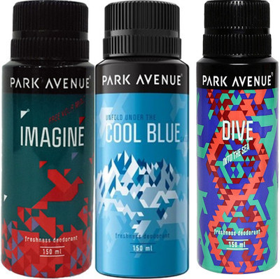 

Park avenue Cool Blue,Dive and Imagine Combo Set(Set of 3)