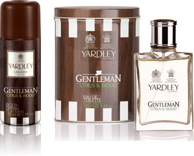 Yardley london Gentleman Citrus & Wood gift pack Combo Set(Set of 2)