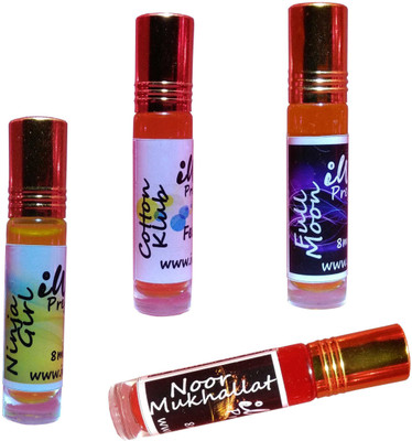 

Iwill Non Alcoholic Perfumes Floral Attar Fancy Ittar 32 ml Combo Set(Set of 4)