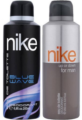 

Nike Deodorant Blue Wave,Up or Down 200 ml Gift Set Combo Set(Set of 2)