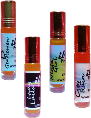

Iwill Non Alcoholic Perfumes Floral Attar Fancy Ittar 32 ml Combo Set(Set of 4)