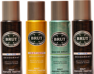 

Brut Musk,Eau De Brut,Instinct Combo Set(Set of 4)
