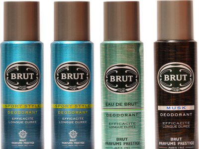 

Brut Sports,Eau De Brut,Musk Combo Set(Set of 4)