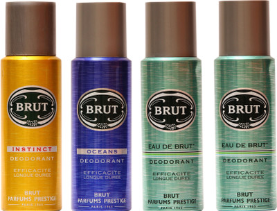 

Brut Insinct,Ocean,Eau De Brut Combo Set(Set of 4)