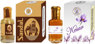

Purandas ranchhoddas Kesar & Sandal Attar - 12ml Each Gift Set(Set of 2)