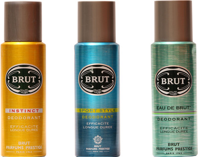 

Brut Instinct,Sports,Eau De Brut Combo Set(Set of 3)