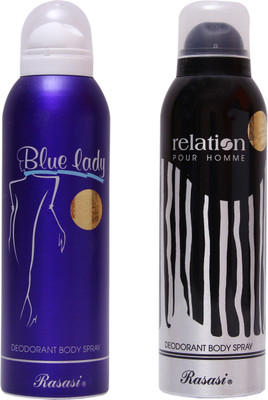 

Rasasi Blue Lady::Relation Men Combo Set(Set of 2)