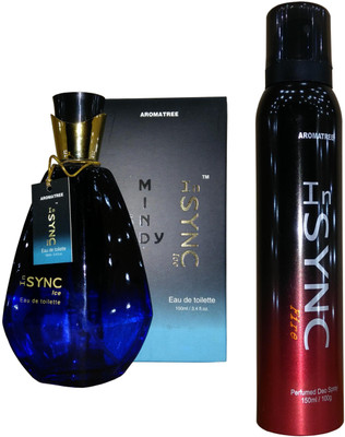 

Aroma Tree InSYNC Ice Perfume And Fire Deo Spray Set Combo Set(Set of 2)
