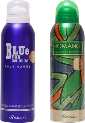 

Rasasi Blue For Men::Romance Women Combo Set(Set of 2)