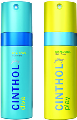 

Cinthol Deo Spray - Dive + Play Combo Set(Set of 2)