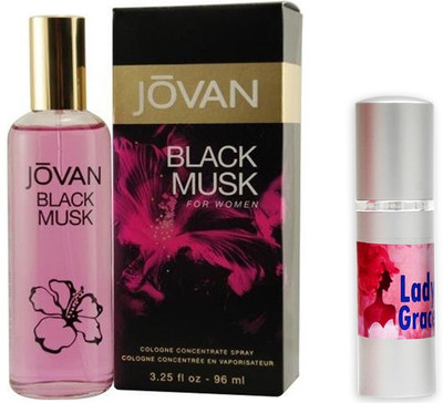 

Jovan Black Musk Woman Perfume And Lady Grace Combo Set(Set of 2)