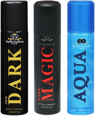 

Vincent valentine paris Dark, Dark Magic & Aqua De Valentine Combo Set(Set of 3)