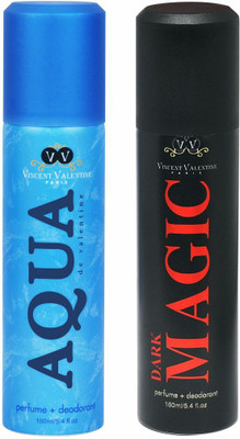 

Vincent valentine paris Aqua De Valentine & Dark Magic Combo Set(Set of 2)
