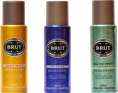 

Brut Insinct,Oceans,Eau De Brut Combo Set(Set of 3)