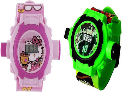 

Aquaras HELLO KITTY AND BEN 10 24 IMAGE PROJECTOR WATCH(Multicolor)