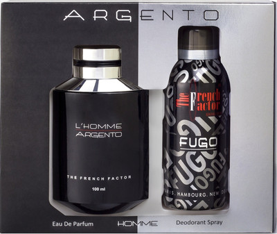 25% OFF on French factor L'Homme Argento Gift Set Combo Set(Set of 2) 25% OFF on French factor L'Homme Argento Gift Set Combo Set(Set of 2)