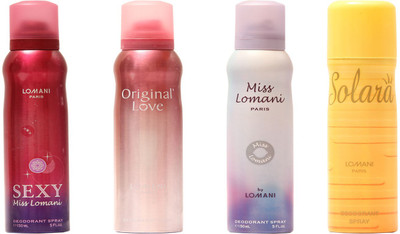 Lomani Sexy,Miss Lomani,Original Love,Solara Combo Set(Set of 4)