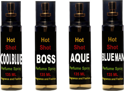 

Fragrance and fashion Set of 4 Perfume for Men of 135 ml Each Combo Set(Set of 4)