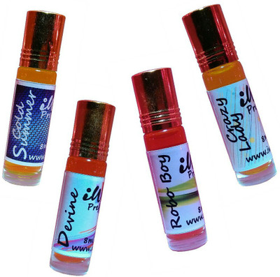 

Iwill Non Alcoholic Perfumes Floral Attar Fancy Ittar 32 ml Combo Set(Set of 4)