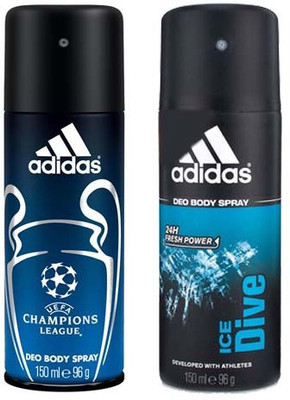 

Adidas Champions League and Ice Drive Combo Set(Set of 2)