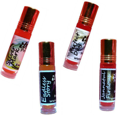 

Iwill Non Alcoholic Perfumes Floral Attar Fancy Ittar 32 ml Combo Set(Set of 4)
