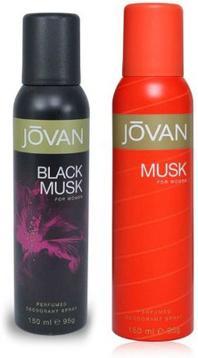 Jovan Black Musk & Musk Combo Set(Set of 2)