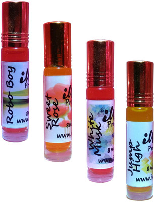 

Iwill Non Alcoholic Perfumes Floral Attar Fancy Ittar 32 ml Combo Set(Set of 4)