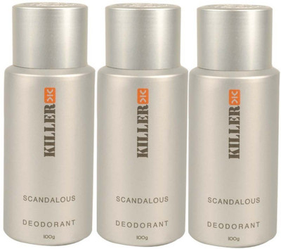 

Killer 3 Scandalous Deodorants Combo Set(Set of 3)