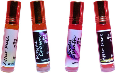 

Iwill Non Alcoholic Perfumes Floral Attar Fancy Ittar 32 ml Combo Set(Set of 4)