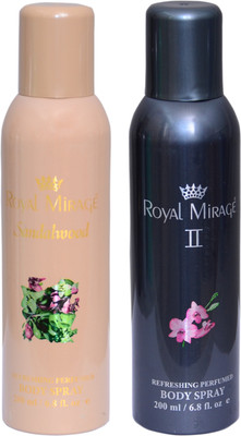 

Royal mirage SANDALWOOD , GRAY II Combo Set