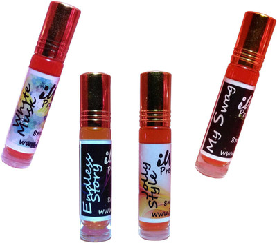 Iwill Non Alcoholic Perfumes Floral Attar Fancy Ittar 32 ml Combo Set(Set of 4)