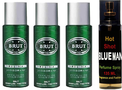 

Brut Set of brut deo and perfume of Fragrance and Fashion Combo Set(Set of 4)