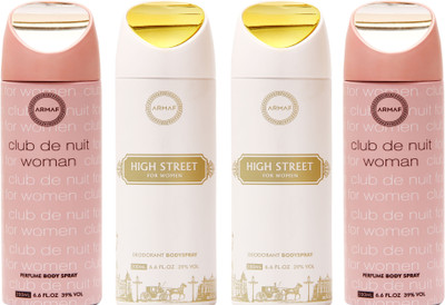 

Armaf Club De Nuit Pink, Hi Street Combo Set(Set of 4)