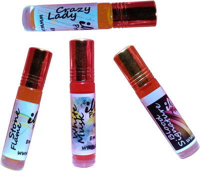 

Iwill Non Alcoholic Perfumes Floral Attar Fancy Ittar 32 ml Combo Set(Set of 4)