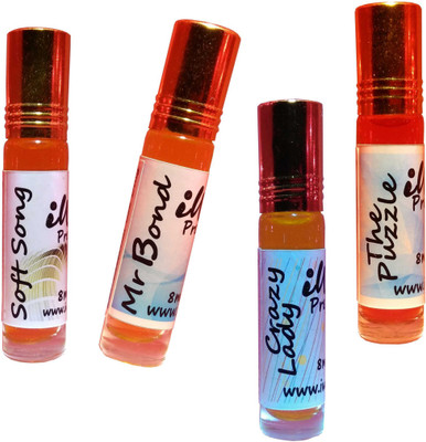 

Iwill Non Alcoholic Perfumes Floral Attar Fancy Ittar 32 ml Combo Set(Set of 4)