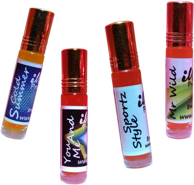 

Iwill Non Alcoholic Perfumes Floral Attar Fancy Ittar 32 ml Combo Set(Set of 4)